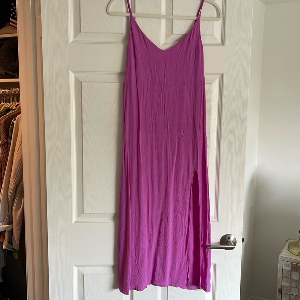 pink slip dress